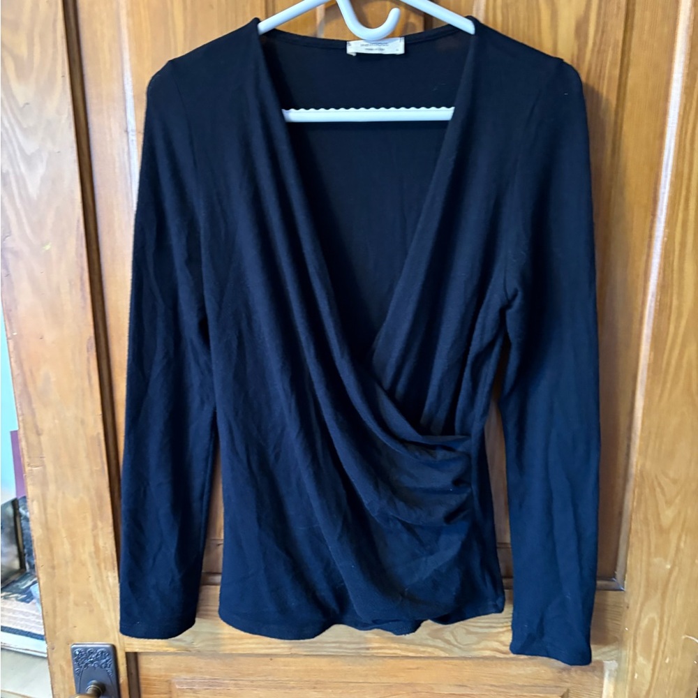 Elegant Black Women's Tunic Top